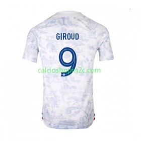 Francia Olivier Giroud 9 Maglia Trasferta World Cup 2022 Manica Corta